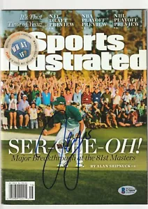 SERGIO GARCIA Signed 4/17-24/17 SPORTS ILLUSTRATED w/ Beckett COA (NO Label) - Picture 1 of 2