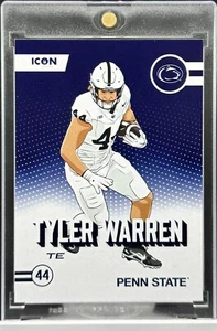 Tyler Warren 2024 ONIT Penn State Icon Series Rookie Insert IC-4 Indy Colts SP - Picture 1 of 2