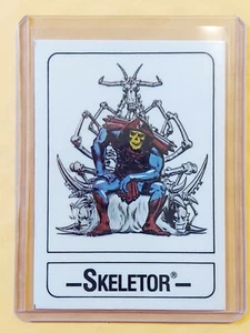 1986 MOTU (SKELETOR) WONDER BREAD He-Man Card Masters of the Universe RARE HTF!! - Picture 1 of 3