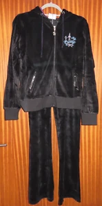 Damen Hausanzug Nicki Wit Girl XL schwarz Glitzer NEU - Bild 1 von 12