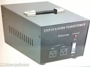 Mejor Nuevo Transformador de Voltaje de 3000 Vatios 110 a 220 Voltios 220 V a 110 V - Imagen 1 de 8