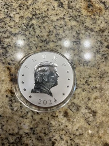 Presidente Trump 2024 5 onzas prueba ronda .9999 plata fina - Imagen 1 de 4