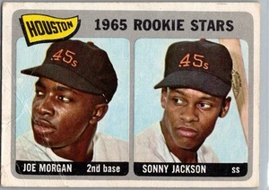1965 Topps #16 Houston 1965 Rookie Stars (Joe Morgan / Sonny Jackson) - Foto 1 di 2