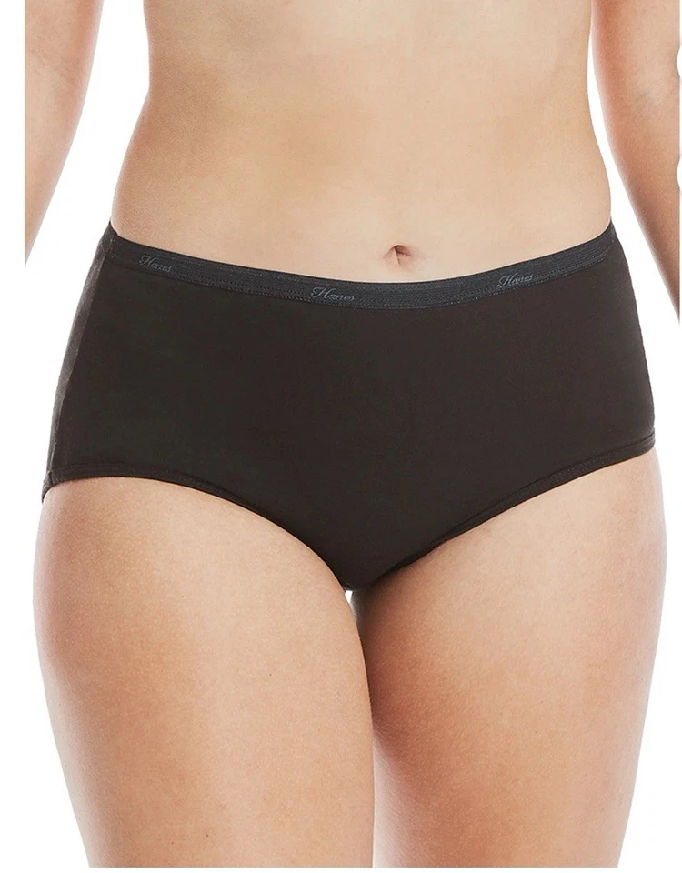 10 pair of HANES Bikini Panties 9/2XL Cooling Tagless No Ride Up SOFT