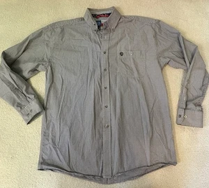 Wrangler George Strait Cowboy Cut L Black White Check Western Rodeo 100% Cotton - Picture 1 of 6