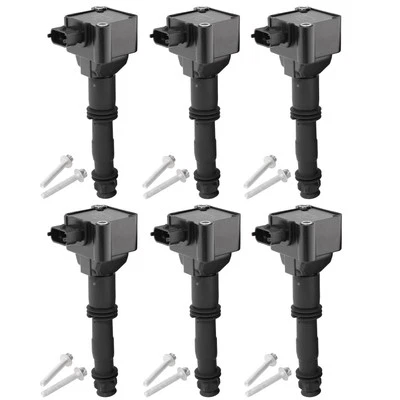 Ignition Coil Pack, Set of 6 Porsche 996 997 986 Boxster 99760210402SET - Image 1 of 3