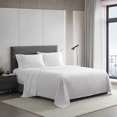 - Juego de sábanas tamaño king, algodón liso y crujiente con tejido texturizado, ligero f... Foto 1 de 4