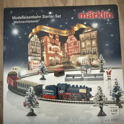 🇩🇪 Märklin mini club Spur Z.. 81841 Startpackung " Weihnachtszug "  siehe Text - Bild 1 von 4