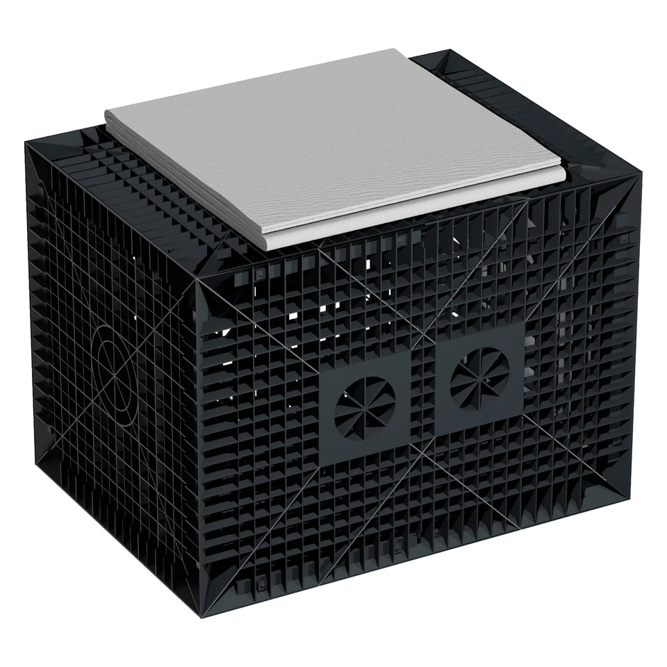 GreenLife Starter-Set Versickerung 280 l Gartenentwässerung Sickerwürfel