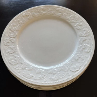 Platos de cena Farberware Calais con borde de oro 22K | Juego de 5 | Excelente estado Foto 1 de 4