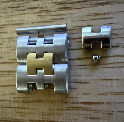 Peças de pulseira de relógio HERMES Profile genuíno link pulseira Olympia - Imagem 1 de 4