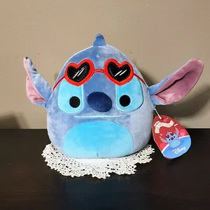 Squishmallows Disney Lilo & Stitch Valentine's Day 2024 STITCH 8" - Picture 1 of 4