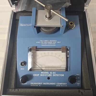 Delmhorst Instrument Company G-6C Crop Moisture Detector In Good Condition - Image 1 of 4