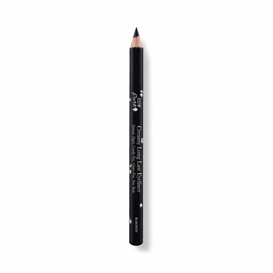 100% PURE Creamy Long Last Liner - Blackest. Natural Organic Eye Liner Makeup - Image 1 of 2