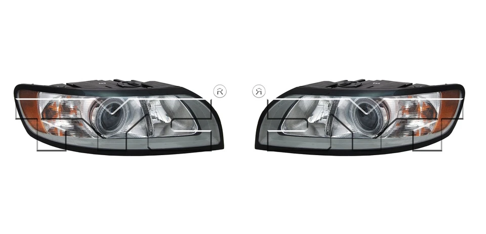 For 2008-2011 Volvo S40 V50 Halogen Headlight Head Lamp Driver & Passenger LH+RH - Imagem 1 de 3