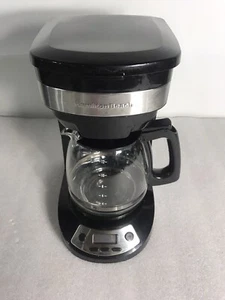 Hamilton Beach Programmable 12 Cup Coffee Maker Black - Picture 1 of 8