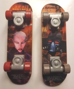 Lot of 2 Star Wars 2010 Clone Wars Fingerboards Asajj Ventress Bane Skateboards - Picture 1 of 7