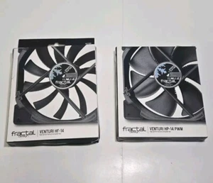 2 Stück Fractal Design Venturi HF-14 140mm & HP-14 PWM 140mm PC Lüfter NEU (LESEN) - Bild 1 von 4