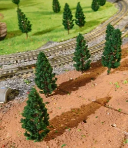 50 Dark Green Fir Trees, Conifers, 58 mm High - Picture 1 of 12