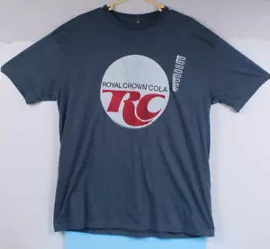 RC Cola Logo T-shirt; TeeLuv - 52% Cotton 48% Polyester - Picture 1 of 2