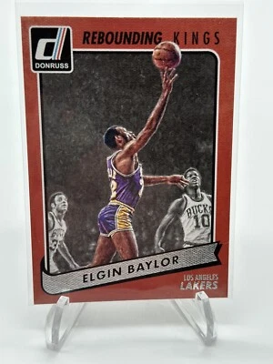 Donruss Rebounding Kings 2015-16 Elgin Baylor Los Angeles Lakers #27 Foto 1 de 2