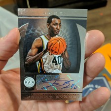 JEREMY EVANS  2013-14 TOTALLY CERTIFIED TOTALLY SILVER SIGNATURES AUTO #237