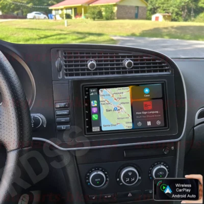  Carplay For 2007-2011 Saab 9-3 93 Car Radio Stereo GPS Navi WIFI Android Foto 1 de 4