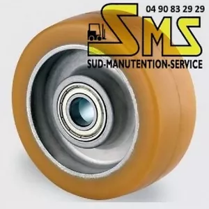 PACK LOT 2 ROUE STABILISATRICE TRANSPALETTE LINDE T16 T18 T20 PIECES DETACHEES - Bild 1 von 1