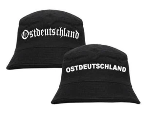 Alemania oriental, oriental, sombrero de pescador sombrero de pesca, sombrero de sol, sombrero, sombrero de cubo, impreso - Imagen 1 de 3