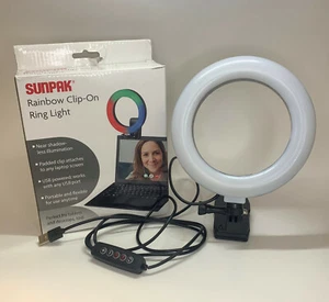 Rainbow Ring Light with Adjustable Clip Mount - Sunpak - Picture 1 of 3