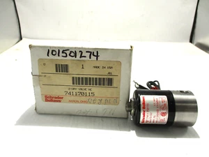 NEW SCHRADER BELLOWS 741170115 2-WAY SOLENOID VALVE 120V COIL 5/32"ORIFICE - Picture 1 of 2