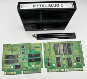 US Verkäufer - Metal Slug 2 SNK Cartridge Neo Geo MVS - neu beschriftet - getestet & funktionsfähig - Bild 1 von 8