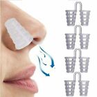 4-Pack Anti Snore Nose Clip Stop Snoring Stopper Device Sleep Aids Cones Vent US