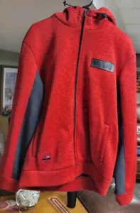 Bang Bang Jeans Sixty One Red Size Large 105 Hoodie Zipper Sweatshirt Korean - Picture 1 of 11
