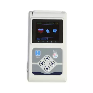 Grabadora de monitoreo de ECG/EKG portátil de 12 canales Contec TLC5000, stock de EE. UU. - Imagen 1 de 12