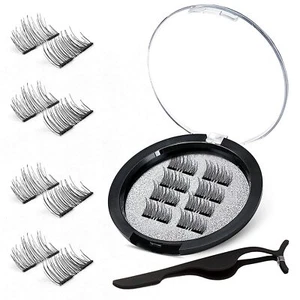 Breavo Doble Pestañas 8 Piezas Maquillaje Natural Pestañas Finas - Imagen 1 de 5