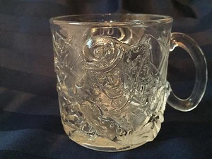 McDonalds 1995 Batman Forever THE RIDDLER Glass Mug Vintage - Bild 1 von 4