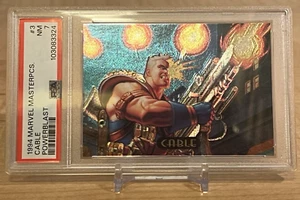 1994 Fleer Marvel Masterpieces Power Blast Cable #3 PSA 7 - Bild 1 von 7