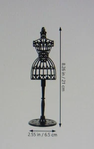 LESEN: Hohle schwarze Schaufensterpuppe aus Hartplastik Puppenständer für 11"-12" Puppenkleidung - Bild 1 von 1