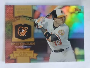 2013 Topps Manny Machado Chasing History Gold Holofoil - Picture 1 of 2