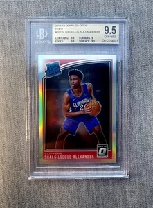 2018-19 Donruss Optic Shai Gilgeous-Alexander BGS 9.5 Holo SP Silver Rookie PSA - Bild 1 von 2