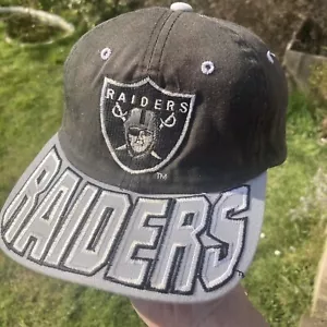 Vintage Raiders Cap NFL Herren Erwachsene Mütze Los Angeles Oakland SnapBack Spell out - Bild 1 von 9