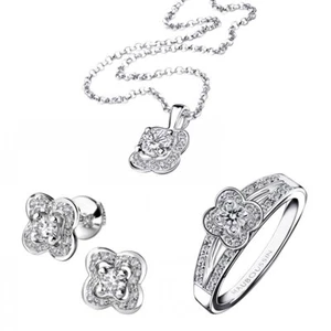 Collar de flores de cuatro hojas joyería de lujo Mauboussin conjunto de joyas al por mayor para mujeres - Imagen 1 de 39