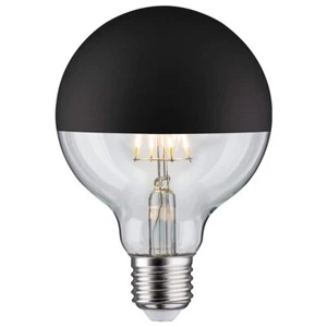 Paulmann 286.76 LED Kopfspiegel Schwarz matt Filament Globe 95 6,5W E27 dimmbar - Picture 1 of 5