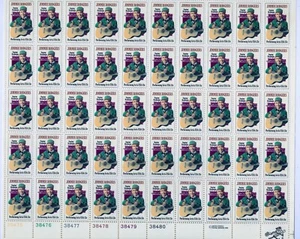 US 1755 Jimmie Rodgers, Complete Sheet/50, Full margins, Mint NH - Picture 1 of 1