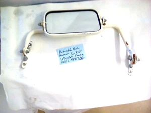ESPEJO RETROVISOR EXTERIOR CAMIÓN ROTUNDA FORD 6 X 10" CON SOPORTE U, MARCO L 18,5", USADO, - Imagen 1 de 8