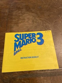 Super Mario Bros. 3 Left Bros solo manuale NES Nintendo
