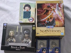 Anime Sammelfiguren und Pins! One Piece, Demon Slayer, AOT und Yu Yu Yaku - Bild 1 von 15