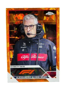 2023 Topps Cromo Zafiro #100 Fórmula 1 F1 Alessandro Bravi Naranja 22/25 - Imagen 1 de 2