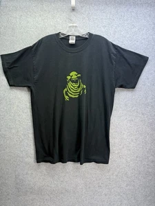 slimer ghostbusters Black T-Shirt Size Men’s Large - Picture 1 of 7